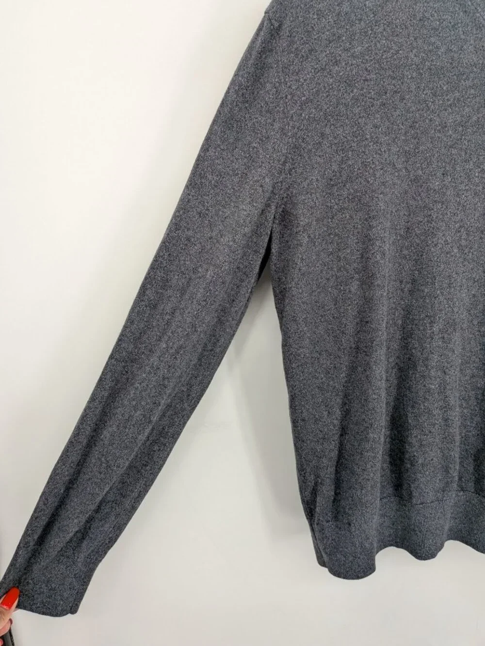 Banana Republic Silk Blend V Neck Sweater Old Money Minimalist Pullover XLarge